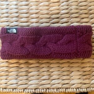 Brand New The North Face Cable Minna Earband Boysenberry Knit Winter Headband